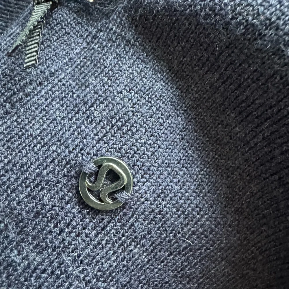 lululemon athletica NEW Reverse Me Wrap - Dark Blue Cardigan Reversible Wool